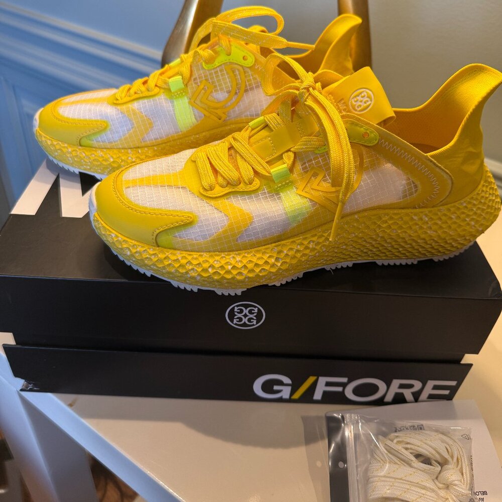 GFore Ladeis Golf Shoes LTD Relase MG4X2 RIPSTOP Hybrid Cross in CYBER 6.5